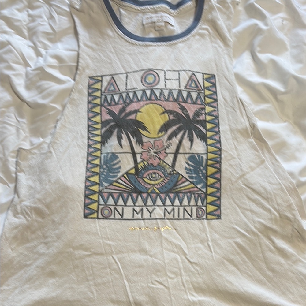 Spiritual gangster Aloha Graphic Tank Top